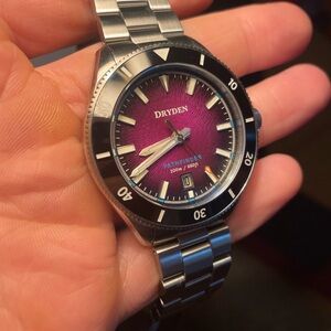 Dryden Pathfinder Automatic Watch 41mm Magenta Fume